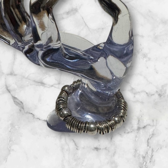 💟💎Vintage Chunky Metal Stretch Bracelet - Picture 2 of 12